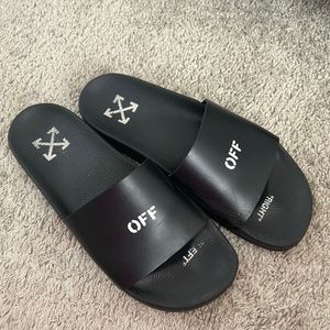 Authentic Mens Off-White Slides